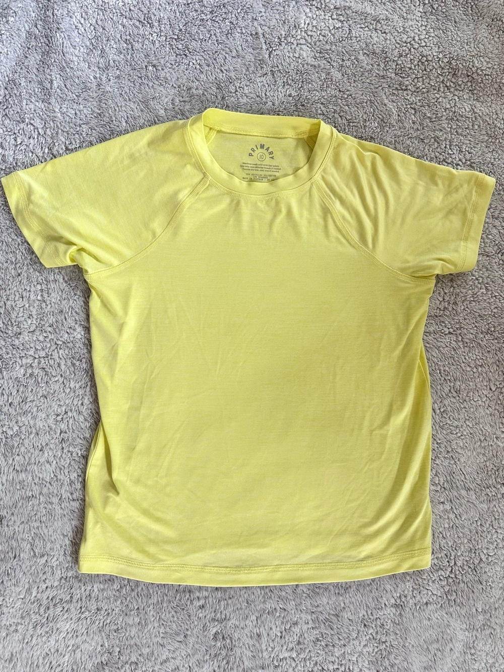 Primary Yellow Athletic Tee